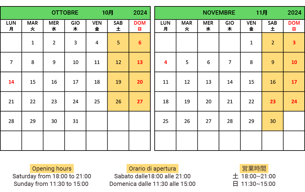 Calendario